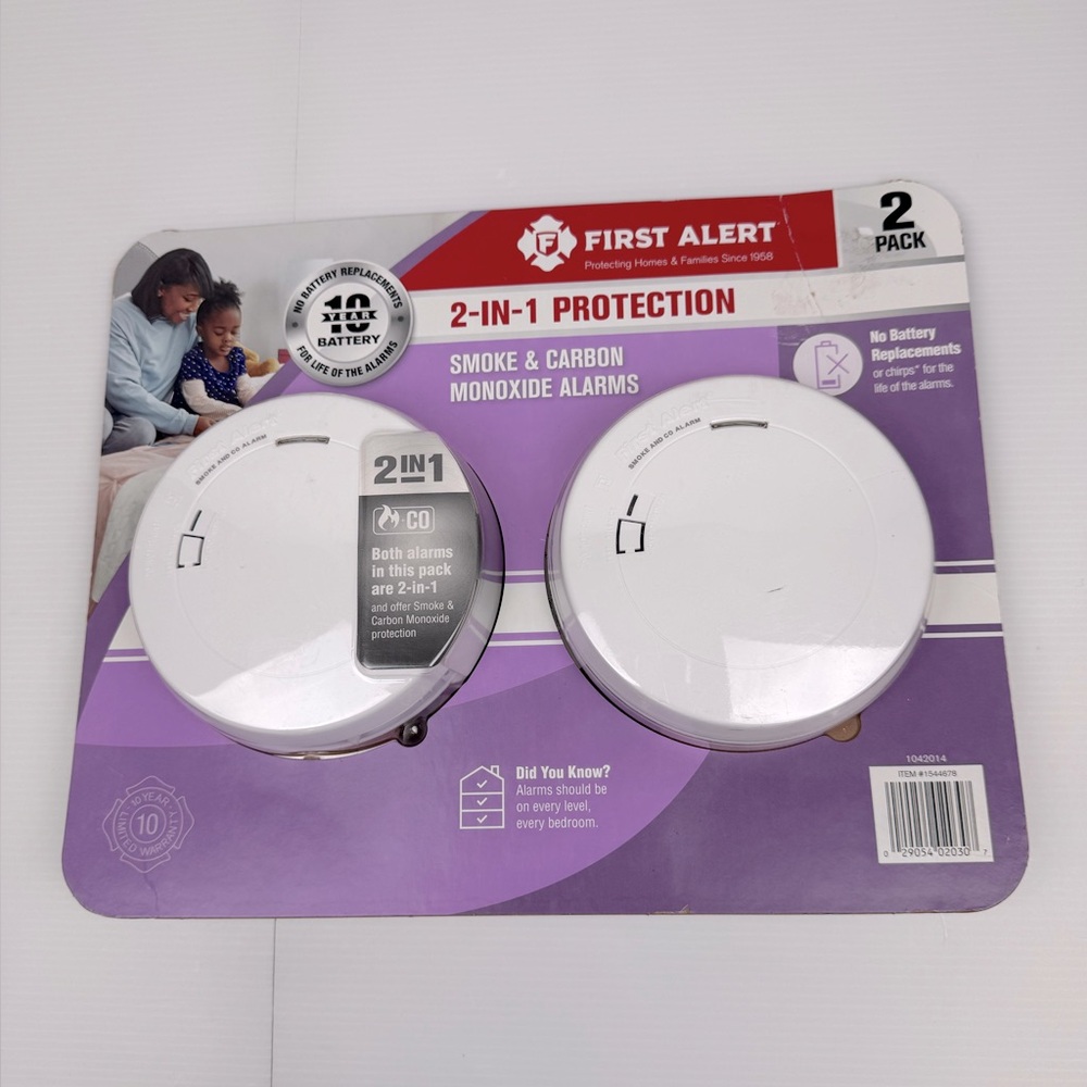 First Alert 2-in-1 Smoke and Carbon Monoxide Alarm Brand New Sealed